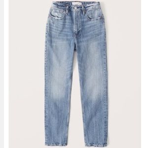 Abercrombie & Fitch Curve Love High Rise Mom Jeans